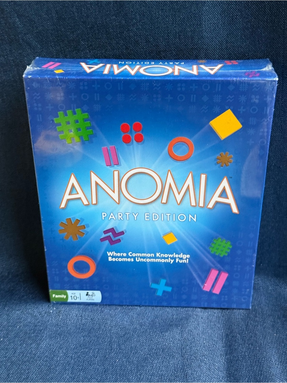 Size 10" - Anomia Party Edition Card Game Fast Paced Family Board Game NIB